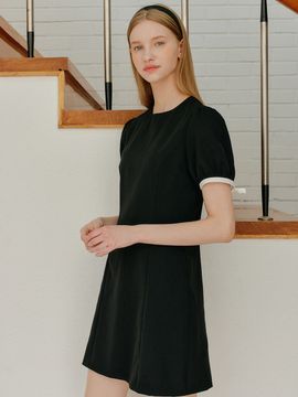 YUPPE Color Line Dress _ Black