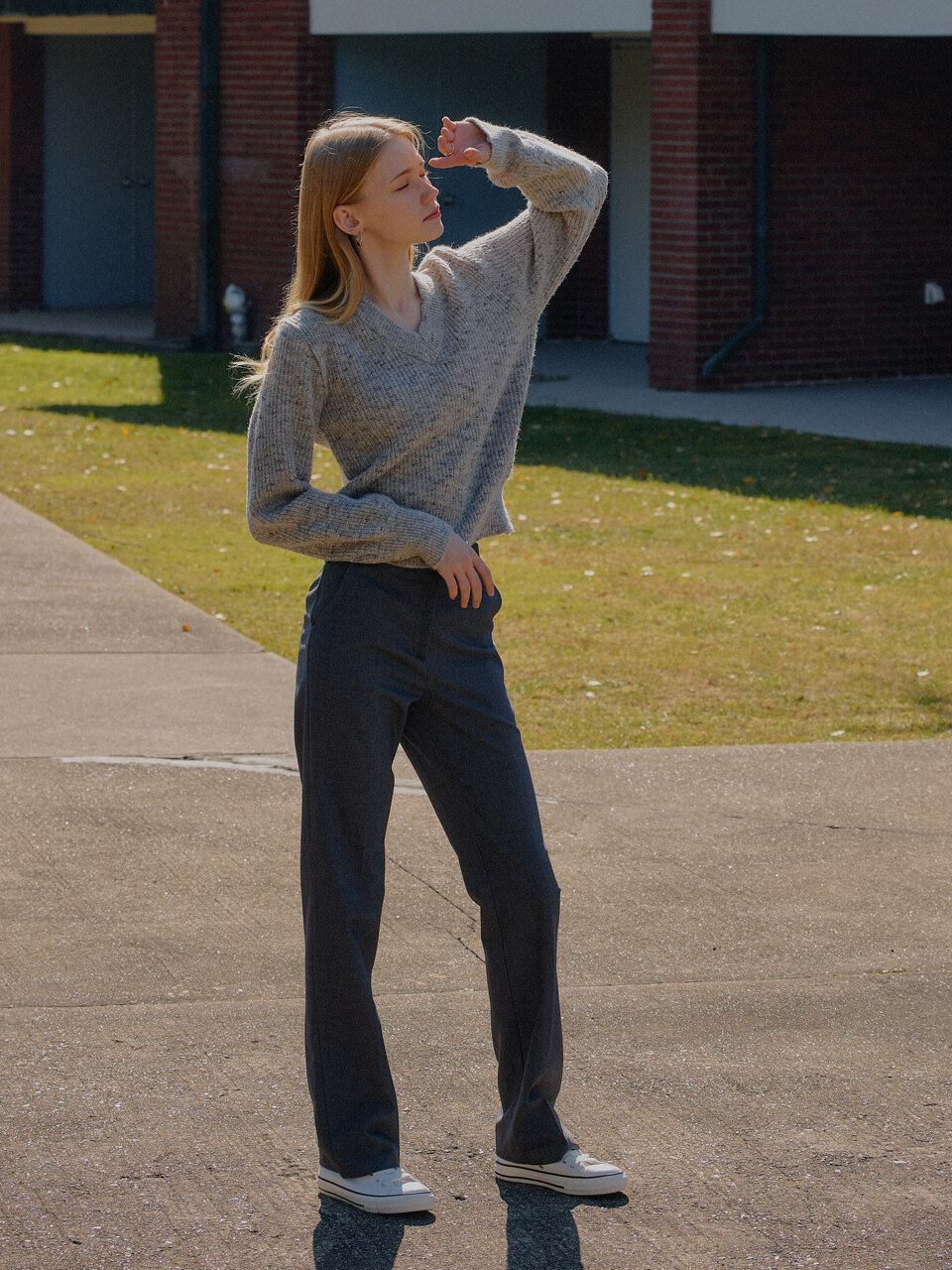YUPPE Glory Wool Pants_Gray