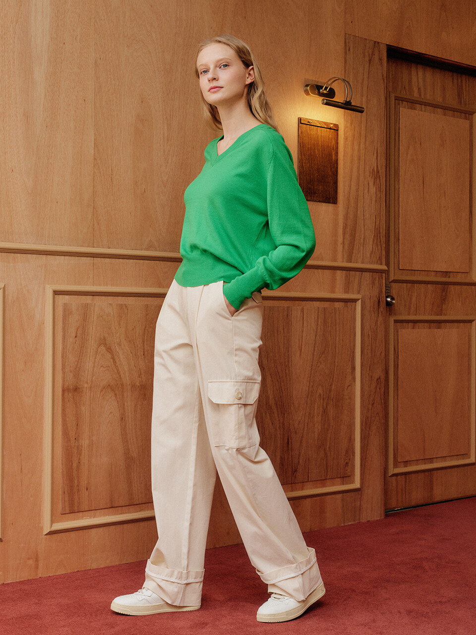 YUPPE Roll Up Pants _Beige