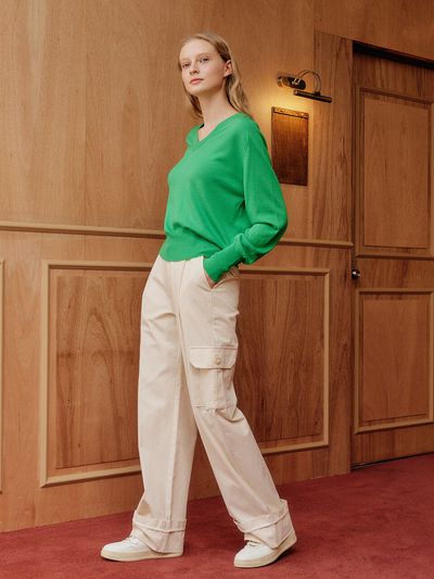 YUPPE Roll Up Pants _Beige