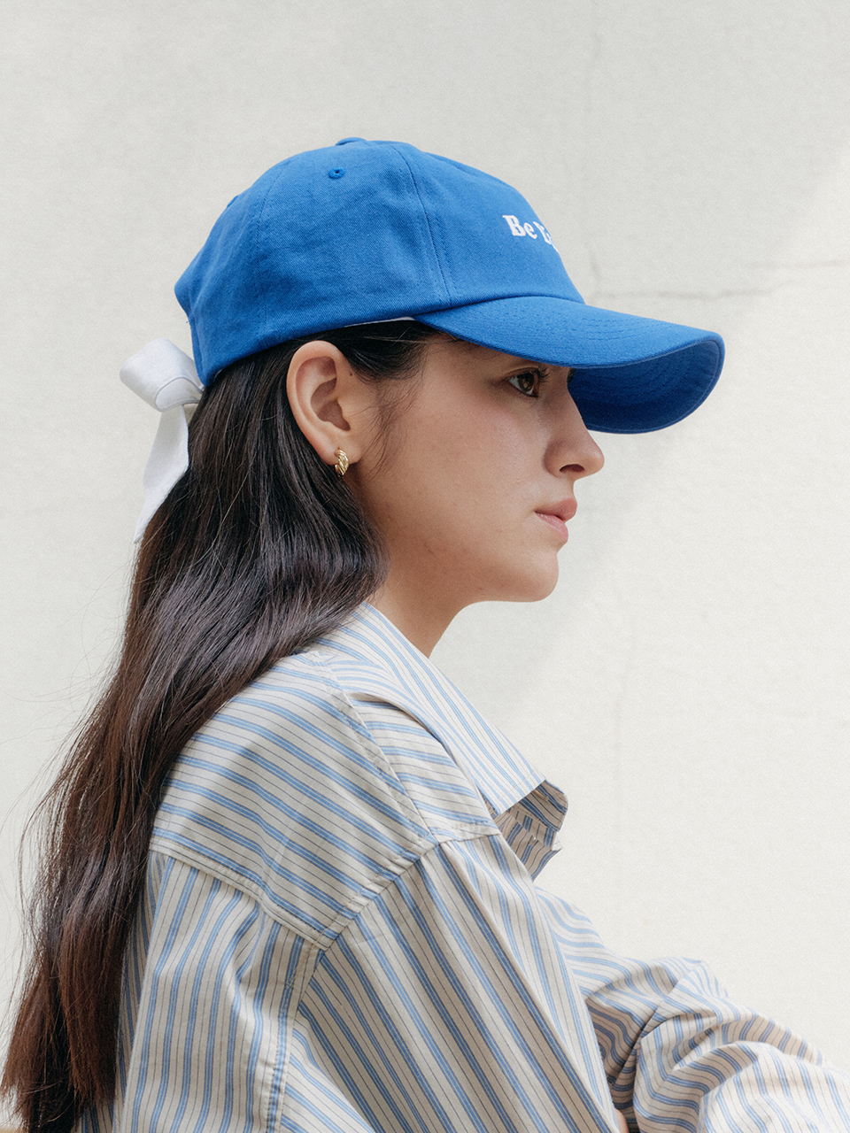 YUPPE Y Ribbon Ball Cap_Blue