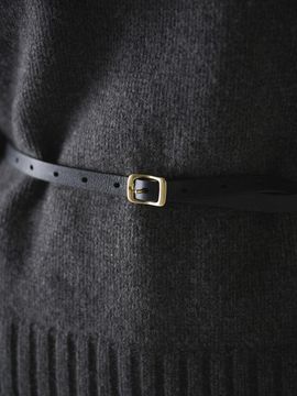 YURT Basic Slim Belt - Black (YA102_BK)