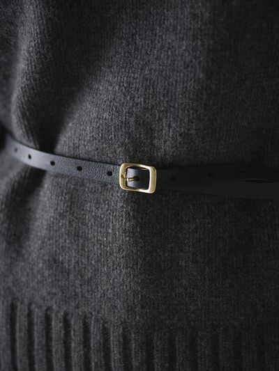 YURT Basic Slim Belt - Black (YA102_BK)
