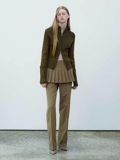 YUTHENTIC Pleated Layered Pants AW4AL6504C