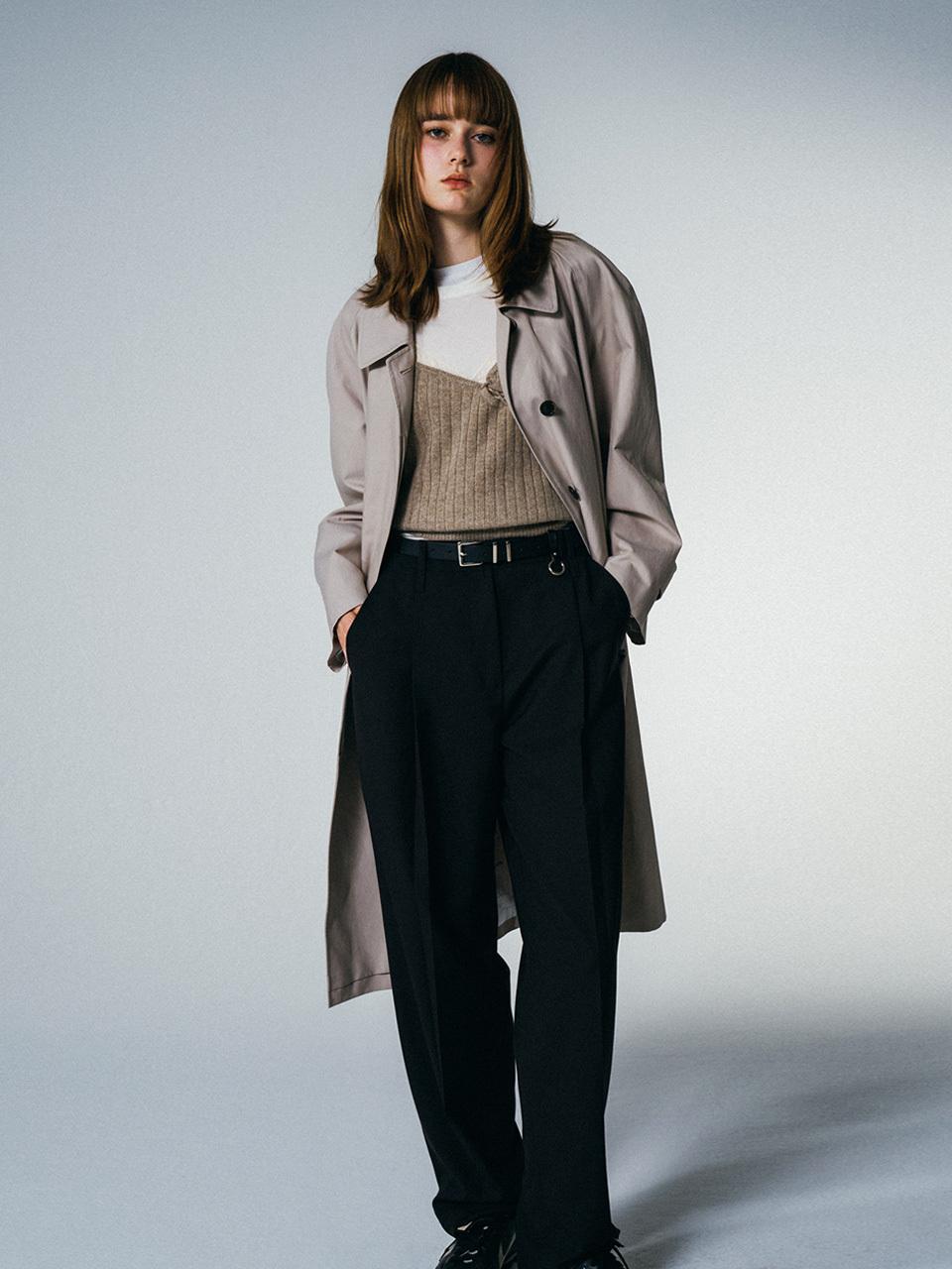 YUTHENTIC Yuthentic Soft Single Trench Coat Beige