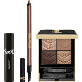 Yves Saint Laurent Yves Saint Laurent Brown Look 3-Piece Eye Set Eyeshadow, Eyeliner & Mascara Makeup Gift Set $122 Value 