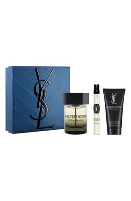 Yves Saint Laurent Yves Saint Laurent La Nuit de l'Homme Eau de Toilette 3-Piece Men's Gift Set $175 Value 