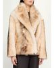 Yves Salomon Lamb Shearling Double-Breasted Short Coat - 4