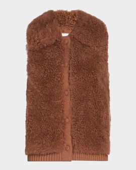 Yves Salomon Long-Haired Shearling Vest