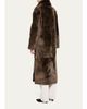 Yves Salomon Manteau Lamb Shearling Double-Breasted Long Coat - 3