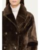 Yves Salomon Manteau Lamb Shearling Double-Breasted Long Coat - 5