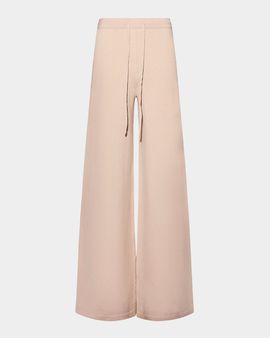 Yves Salomon Merino Knit Wide-Leg Trousers
