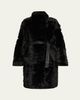 Yves Salomon Toscana Shearling Lamb Coat - 1