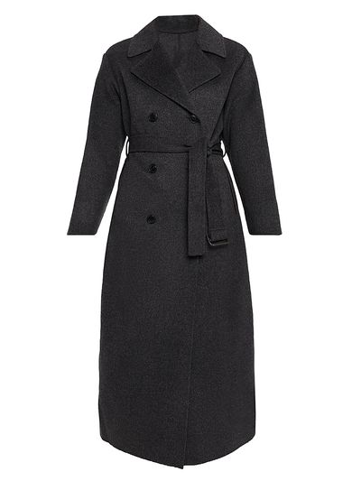 Yves Salomon Women's Belted Wool-Cashmere Trench Coat