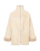 Yves Salomon Women's Oversized Shearling-Lined Coat - 1