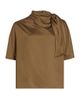 Yves Salomon Women's Satin Scarf Top - 8