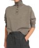 Yves Salomon Women's Wool-Cashmere Stand-Collar Sweater - 3