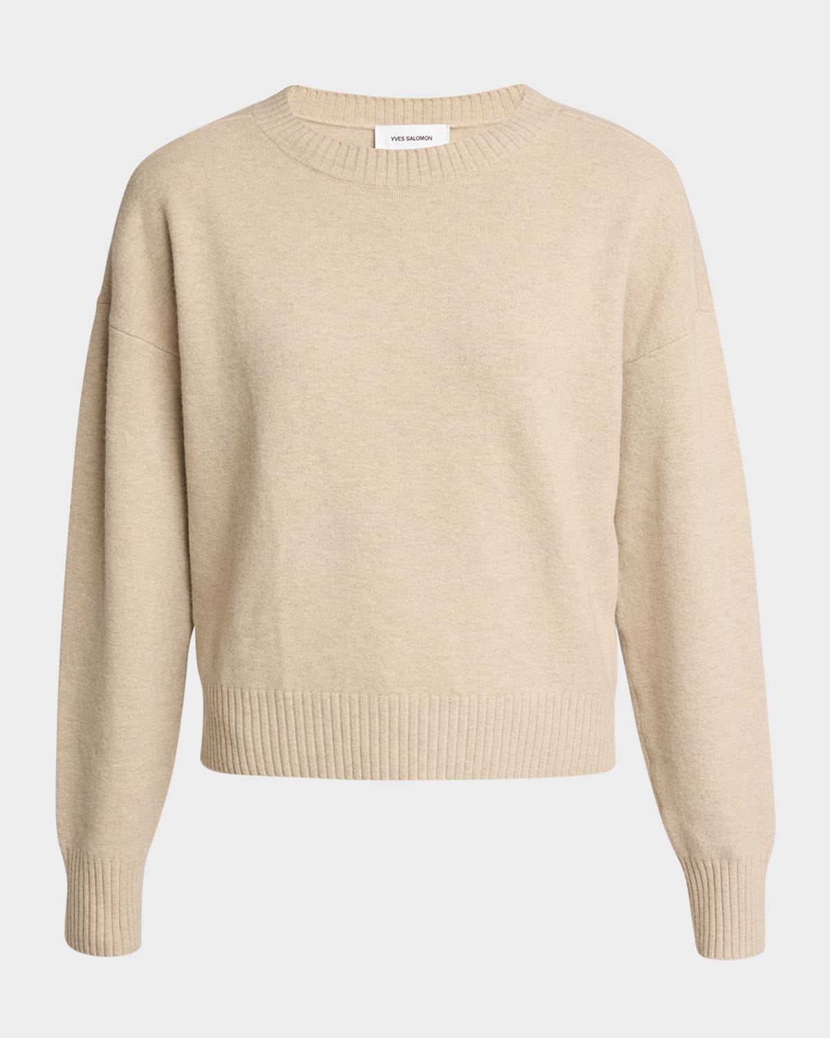Yves Salomon Wool Crewneck Sweater
