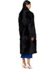 Yves Salomon Yves Salomon Black Belted Shearling Coat - 3