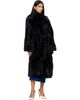 Yves Salomon Yves Salomon Black Belted Shearling Coat - 4