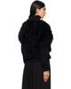 Yves Salomon Yves Salomon Black Feather Cape Jacket - 3
