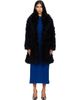 Yves Salomon Yves Salomon Black Feather Coat - 1