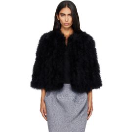 Yves Salomon Yves Salomon Black Feather Jacket