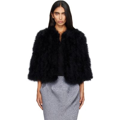Yves Salomon Yves Salomon Black Feather Jacket