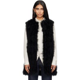 Yves Salomon Yves Salomon Black Feather Vest