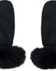 Yves Salomon Yves Salomon Black Fox Fur & Down Mittens - 2