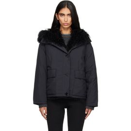 Yves Salomon Yves Salomon Black Short Down Jacket
