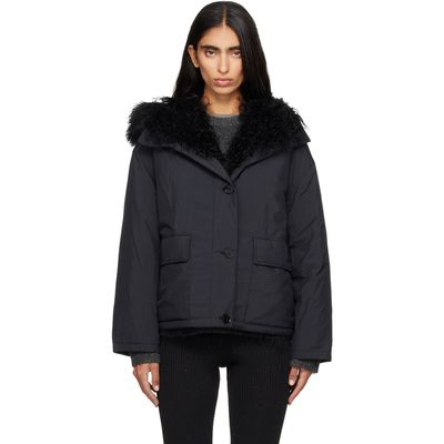 Yves Salomon Yves Salomon Black Short Down Jacket