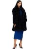 Yves Salomon Yves Salomon Black Turkey Feather Coat - 4