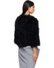 Yves Salomon Yves Salomon Black Turkey Feather Jacket - 3