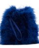 Yves Salomon Yves Salomon Blue Feather Pouch - 2