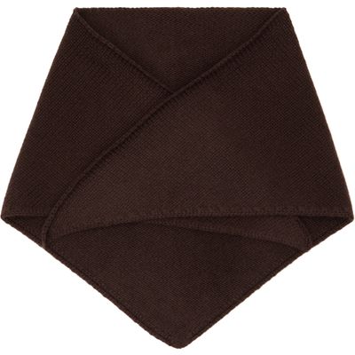 Yves Salomon Yves Salomon Brown Bandana Scarf