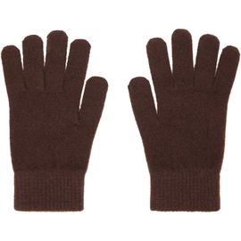 Yves Salomon Yves Salomon Brown Cashmere Gloves