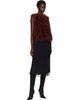 Yves Salomon Yves Salomon Brown Cropped Feather Gilet Vest - 4
