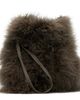 Yves Salomon Yves Salomon Brown Feather Pouch - 2