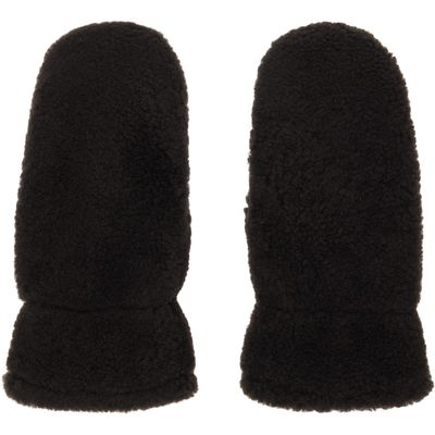 Yves Salomon Yves Salomon Brown Shearling Mittens