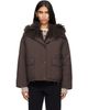 Yves Salomon Yves Salomon Brown Short Down Jacket - 1