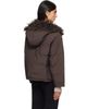 Yves Salomon Yves Salomon Brown Short Down Jacket - 3