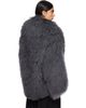 Yves Salomon Yves Salomon Gray Oversized Shearling Coat - 3