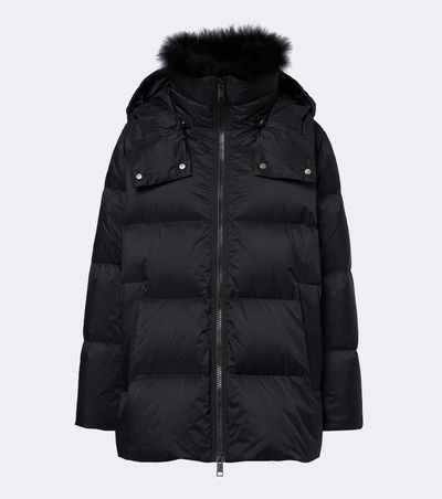 Yves Salomon Yves Salomon Hooded padded down jacket