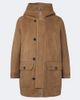 Yves Salomon Yves Salomon Hooded shearling-lined suede parka - 1