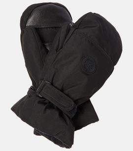 Yves Salomon Yves Salomon Leather-trimmed mittens