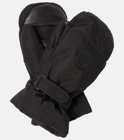Yves Salomon Yves Salomon Leather-trimmed mittens