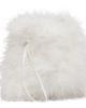Yves Salomon Yves Salomon Off-White Feather Pouch - 3