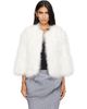 Yves Salomon Yves Salomon Off-White Turkey Feather Jacket - 1