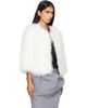 Yves Salomon Yves Salomon Off-White Turkey Feather Jacket - 2